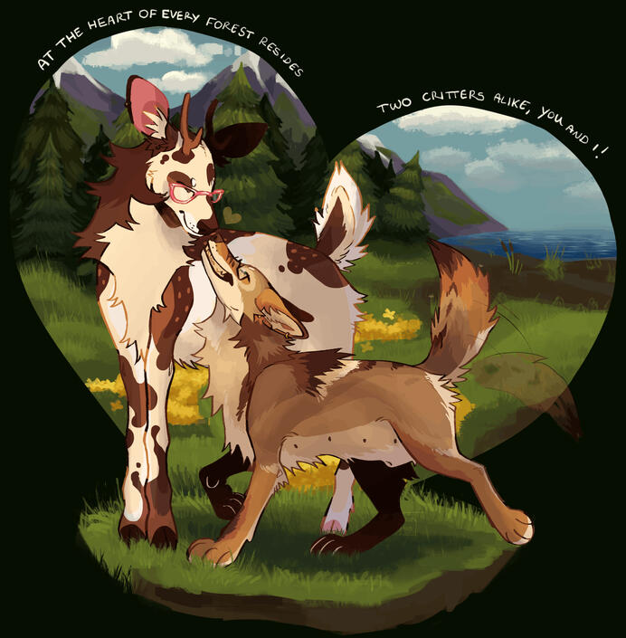 rendered feral fullbody, $60 USD