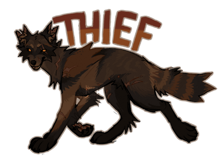 flat color feral fullbody, $40 USD